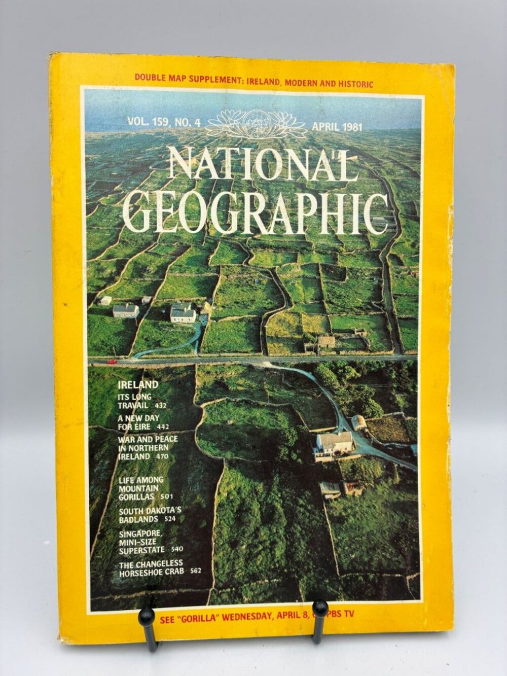 National Geographic Vol. 159 No. 4 April 1981 Hardcover Science & Nature